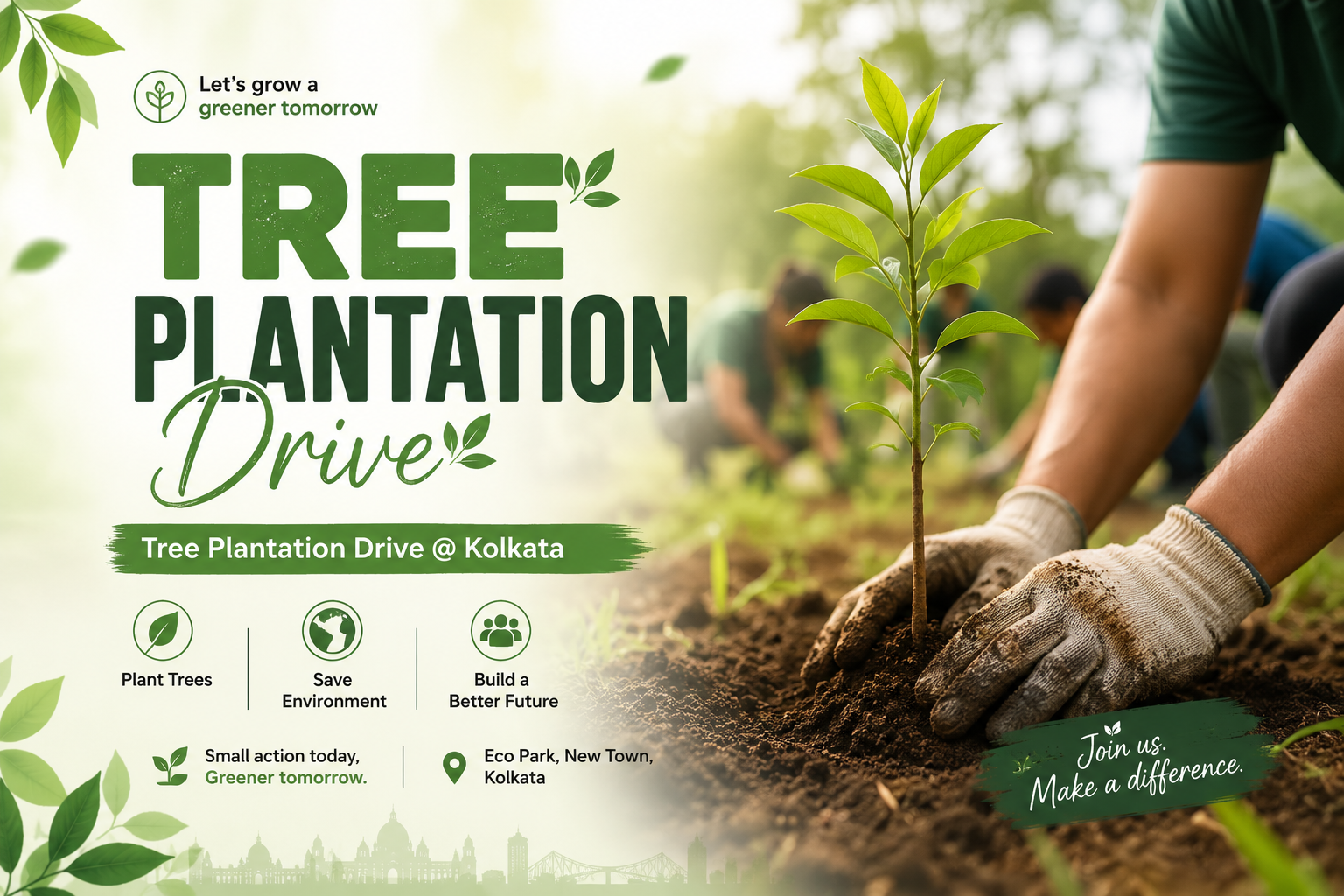 Tree Plantation Drive @ Kolkata